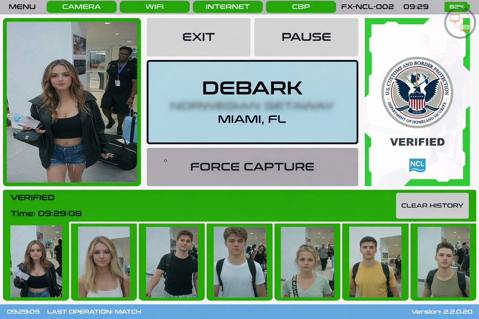 FaceEx Dashboard